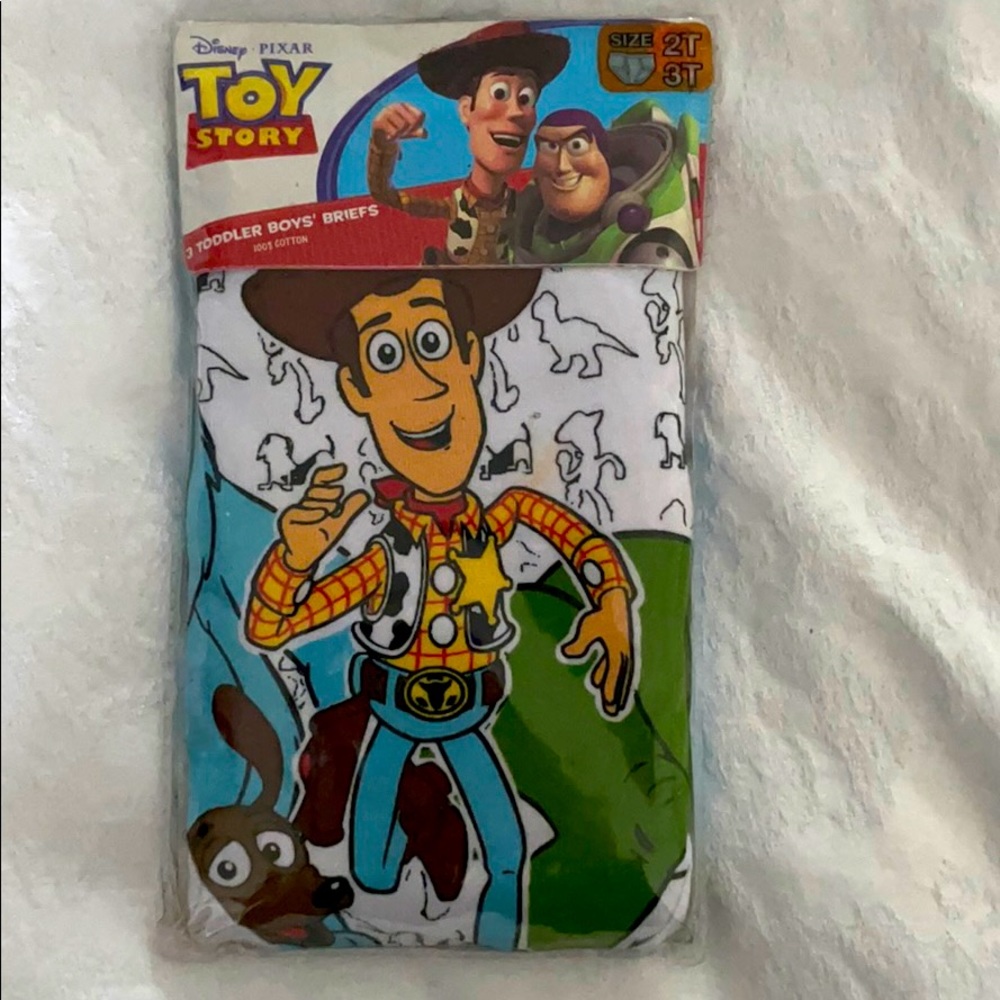 Disney Boys Toy Story 3 Piece Underwear Briefs